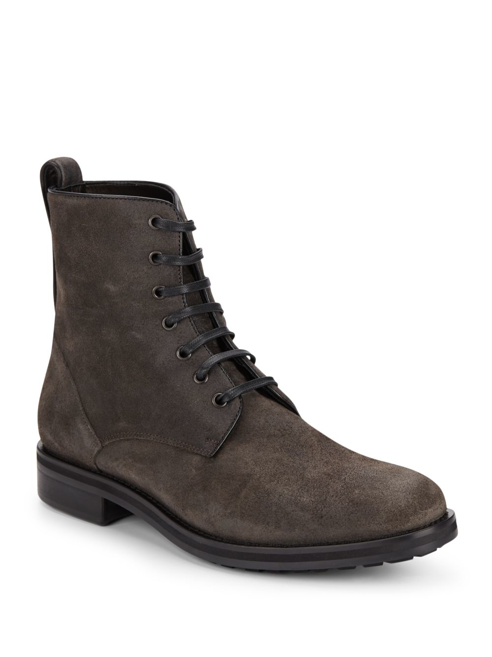 Vince Carter Suede Combat Boots in Brown for Men | Lyst